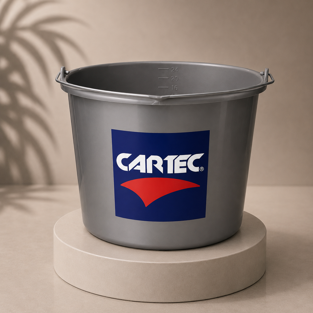 Cartec - Seau de lavage Gris 12L