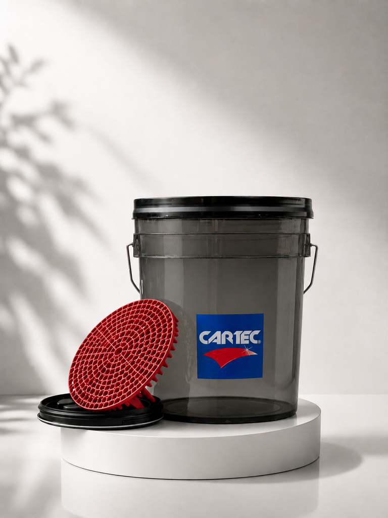 Cartec - Seau 20L + Grille + Couvercle