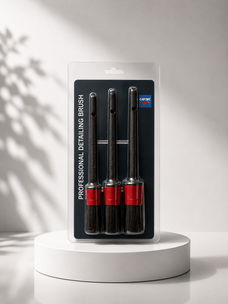 Cartec Professional Detailing Brush Set 3pcs